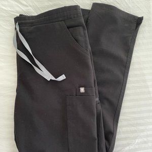 FIgs Yola Pants (TALL) - Black